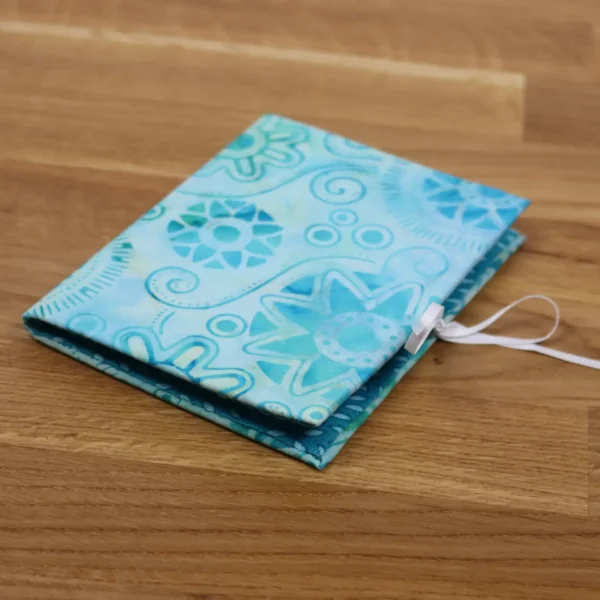 Needle Case Turquoise Flower Batik