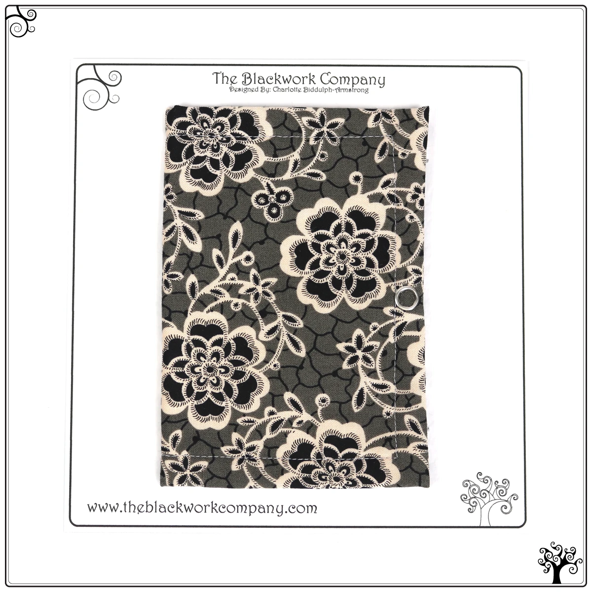 thread keeper black and white flowers 2