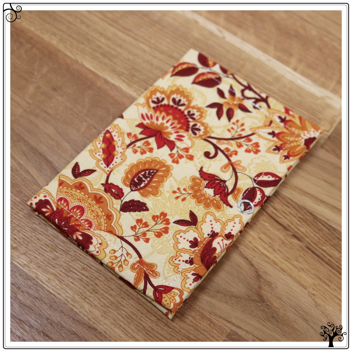 thread keeper orange paisley