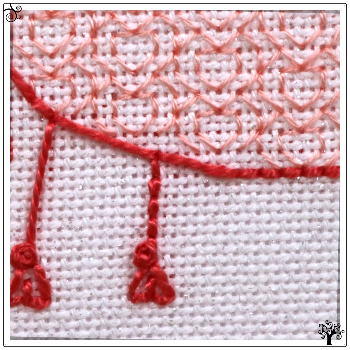 mini pig surprised blackwork embroidery kit or pattern