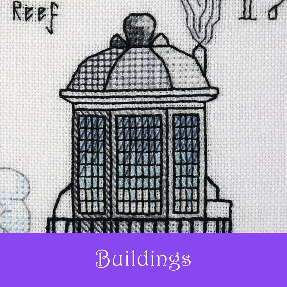 The Blackwork Company Buildings Collection