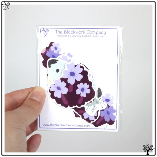 sticker pack butterflies and blossoms - vinyl