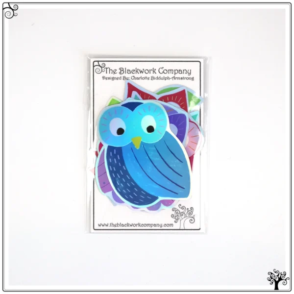 Sticker Pack Holographic Owls – Vinyl